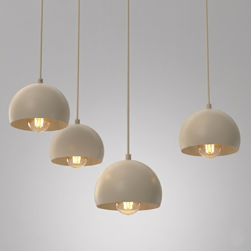 Hänglampa på kabel SOOL 5xE27/15W/230V beige