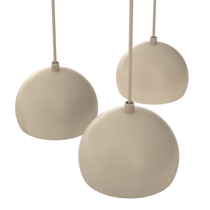 Hänglampa på kabel SOOL 5xE27/15W/230V beige