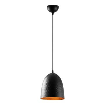 Hänglampa på kabel TATTOO 1xE27/40W/230V Ø 20 cm svart