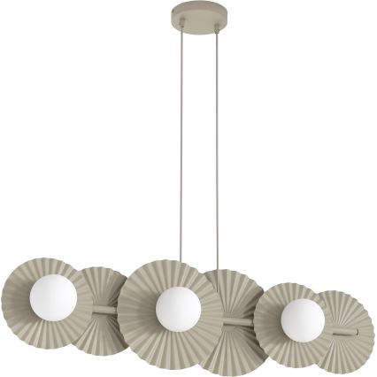 Hänglampa på kabel UMBRA 6xG9/8W/230V beige