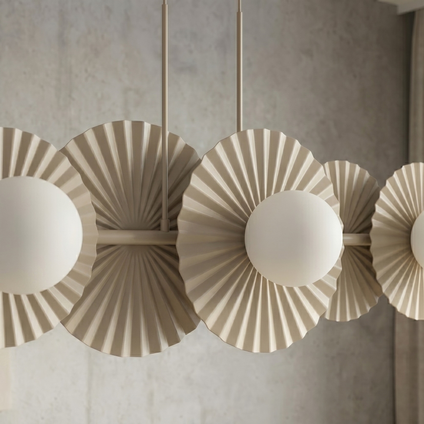 Hänglampa på kabel UMBRA 6xG9/8W/230V beige