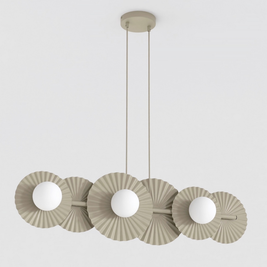 Hänglampa på kabel UMBRA 6xG9/8W/230V beige