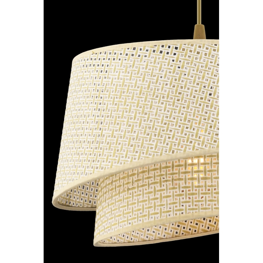 Hänglampa på sladd BARETTE 1xE27/60W/230V krämfärgad