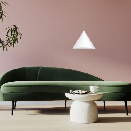 Hänglampa på sladd CAPITAL 1xGX53/15W/230V Ø 32 cm vit