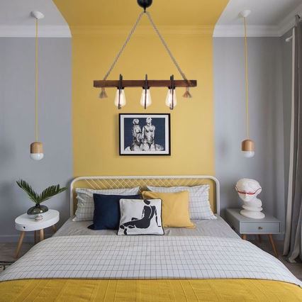 Hänglampa på sladd KUTUK 3xE27/40W/230V i furu