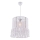 Hänglampa på sladd NESS MACRAME 1xE27/40W/230V vit