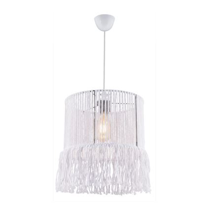 Hänglampa på sladd NESS MACRAME 1xE27/40W/230V vit