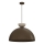 Hänglampa på sladd NEVIS 1xE27/15W/230V Ø 50 cm brun