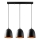 Hänglampa på sladd TATTOO 3xE27/40W/230V svart