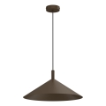 Hänglampa på vajer ANEGA 1xGX53/15W/230V Ø 40 cm brun