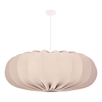 Hänglampa på vajer CAFEE 1xE27/40W/230V Ø 66 cm beige