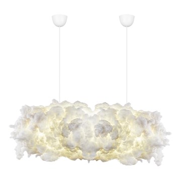 Hänglampa SERENE på kabel 2xE27/40W/230V vit