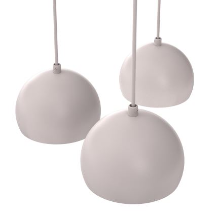 Hänglampa SOOL 5xE27/15W/230V gräddvit