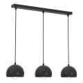 Hänglampa SOOL med kabel 3xE27/15W/230V svart