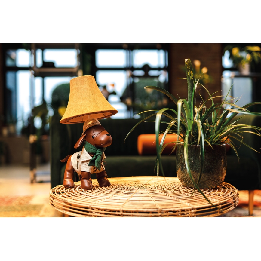 Happy Lamps - LED Barnbordslampa SPIKE LED/5,4W/230V jakthund