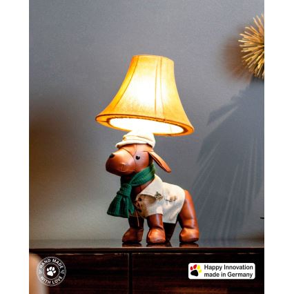 Happy Lamps - LED Barnbordslampa SPIKE LED/5,4W/230V jakthund