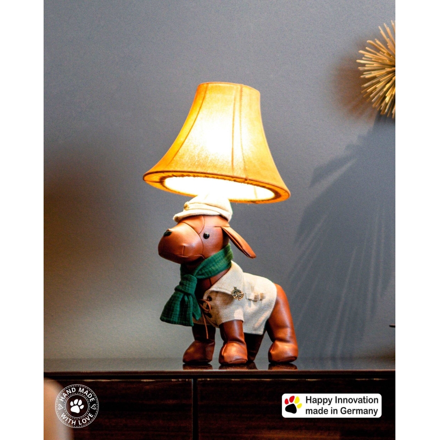 Happy Lamps - LED Barnbordslampa SPIKE LED/5,4W/230V jakthund