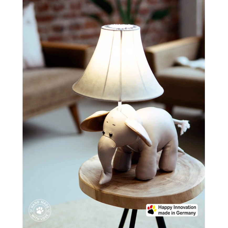 Happy Lamps - LED bordslampa för barn BOBBY LED/5,4W/230V elefant