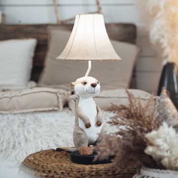 Happy Lamps - LED bordslampa för barn EDDIE LED/5,4W/230V surikat