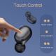 Haylou -  Vattentäta trådlösa hörlurar GT1 Pro Bluetooth svart