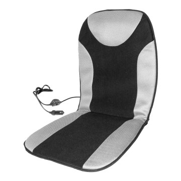 Heated seat cover with a termostat 12V grå/svart