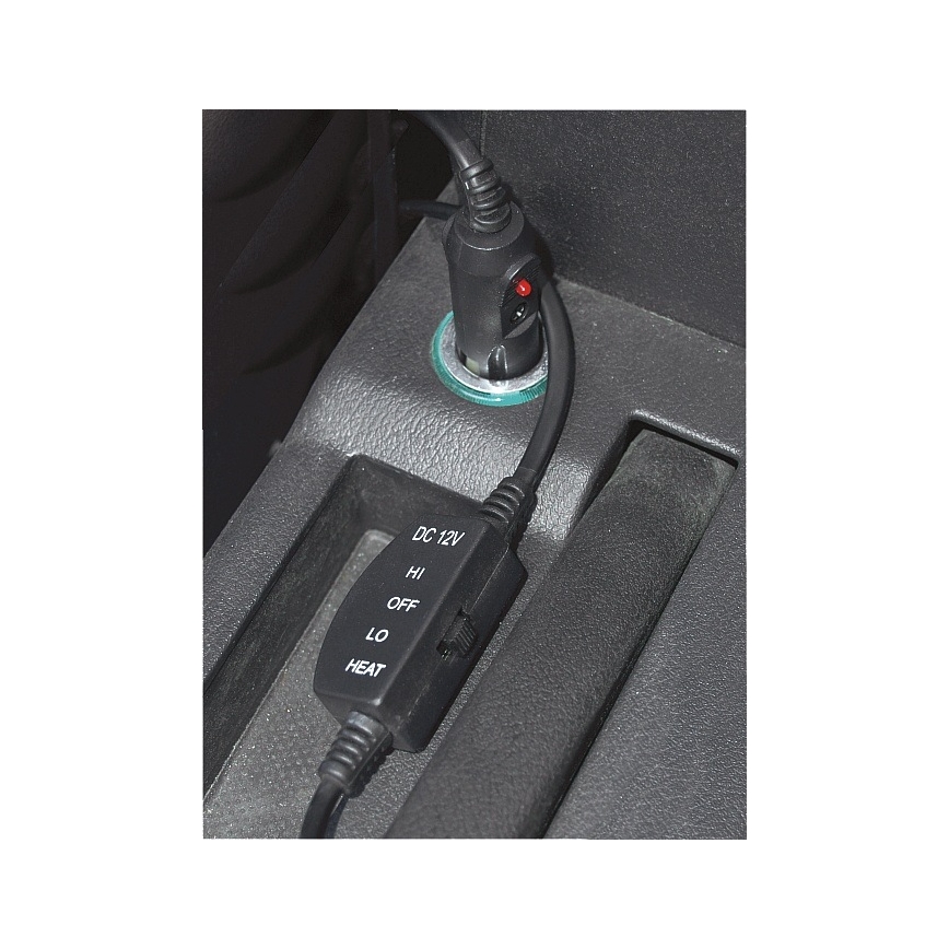 Heated seat cover with a termostat 12V grå/svart