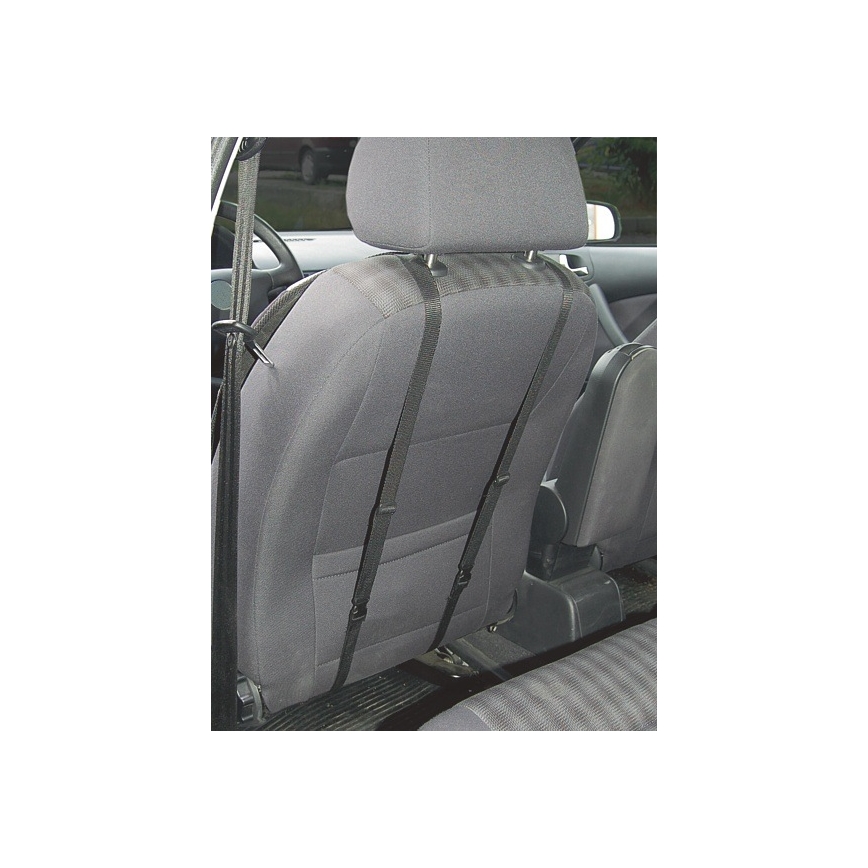 Heated seat cover with a termostat 12V grå/svart