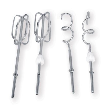 Heinner HMBR-300W - Elektrisk handvisp med roterande bunke 300W/230V vit