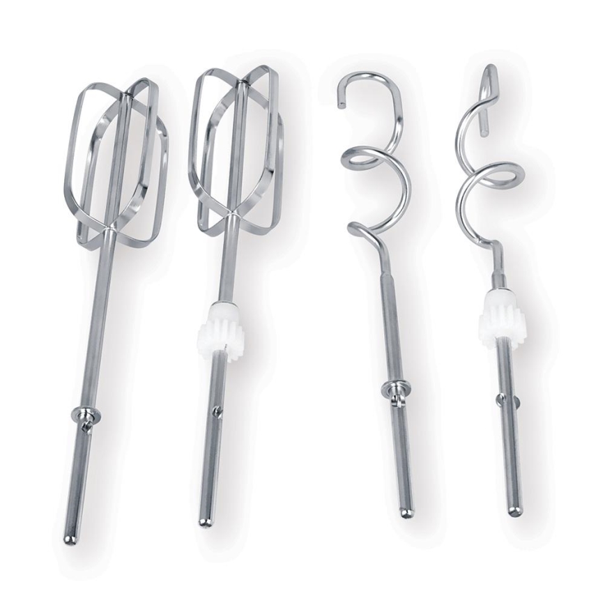 Heinner HMBR-300W - Elektrisk handvisp med roterande bunke 300W/230V vit