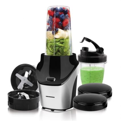 Heinner HSB-T1000SS - Smoothie-nutrimixer 1000 W/230 V matt krom/svart