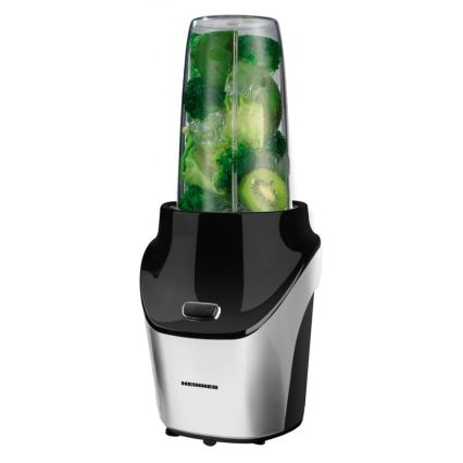 Heinner HSB-T1000SS - Smoothie- och nutrimixer 1000W/230V matt krom/svart