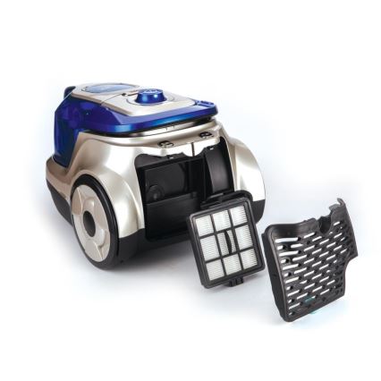 Heinner HVC-V750BL - Påslös dammsugare 750W/230V blå/silver