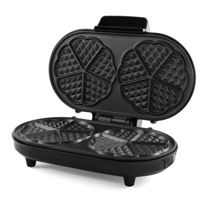 Heinner HWF-1000CR - Våffeljärn 1000W/230V svart/roséguld