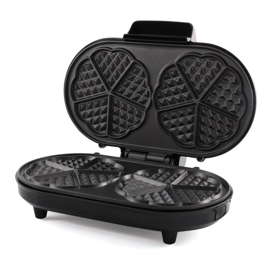 Heinner HWF-1000CR - Våffeljärn 1000W/230V svart/roséguld