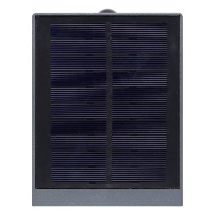 Hesperide - Solcellsdriven LED-vägglampa med rörelsesensor MULTY LED/3,7V 2600 mAh IP65 antracit