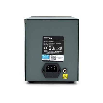 Hetlufts- och lödstation med LCD-display 800 W/230 V