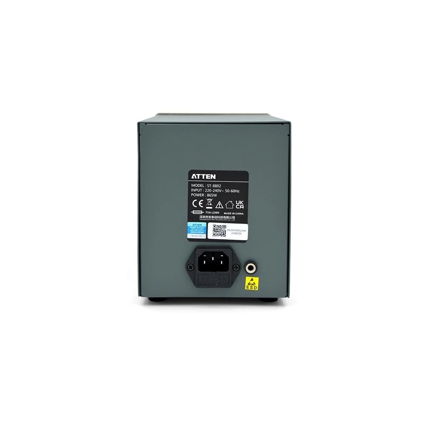 Hetlufts- och lödstation med LCD-display 800 W/230 V