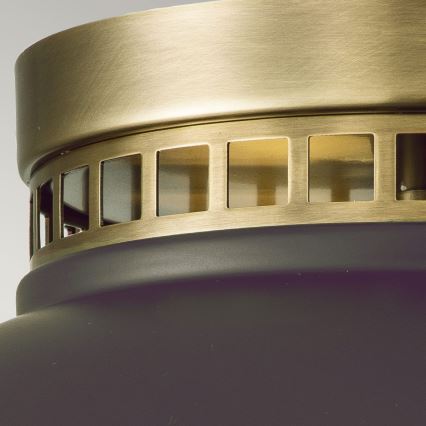 Hinkley - Taklampa AMELIA 2xE27/40W/230V svart/mässing