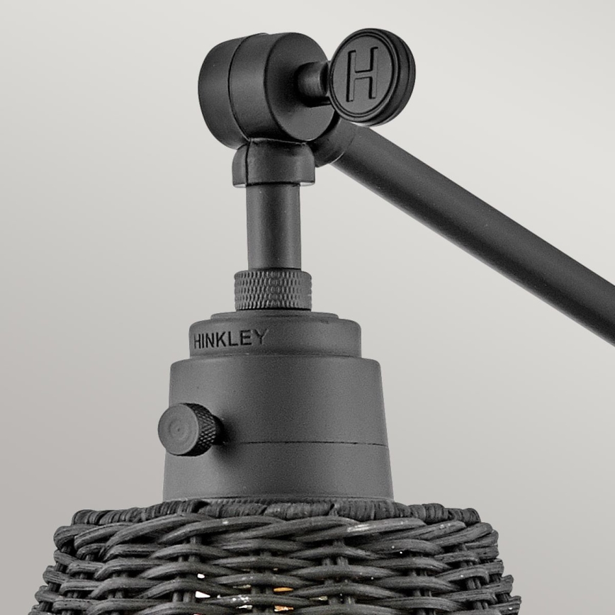 Hinkley - ARTI väggspot 1xE27/60W/230V svart