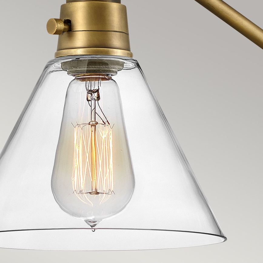 Hinkley - Vägglampa ARTI 1xE27/60W/230V mässing