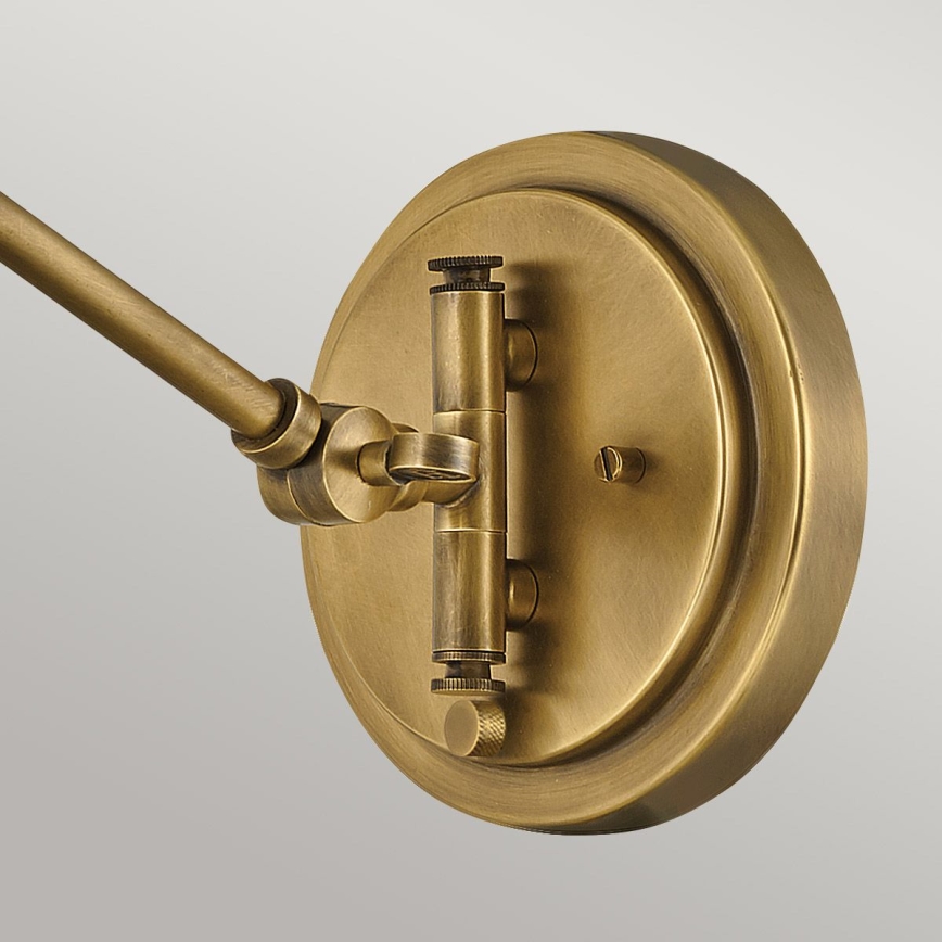 Hinkley - Väggspotlight ARTI 1xE27/60W/230V guld/brun