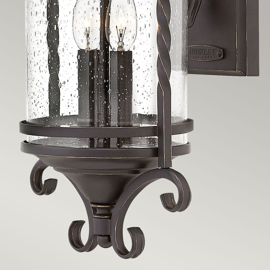 Hinkley - Vägglampa för utomhusbruk CASA 2xE14/40W/230V IP44