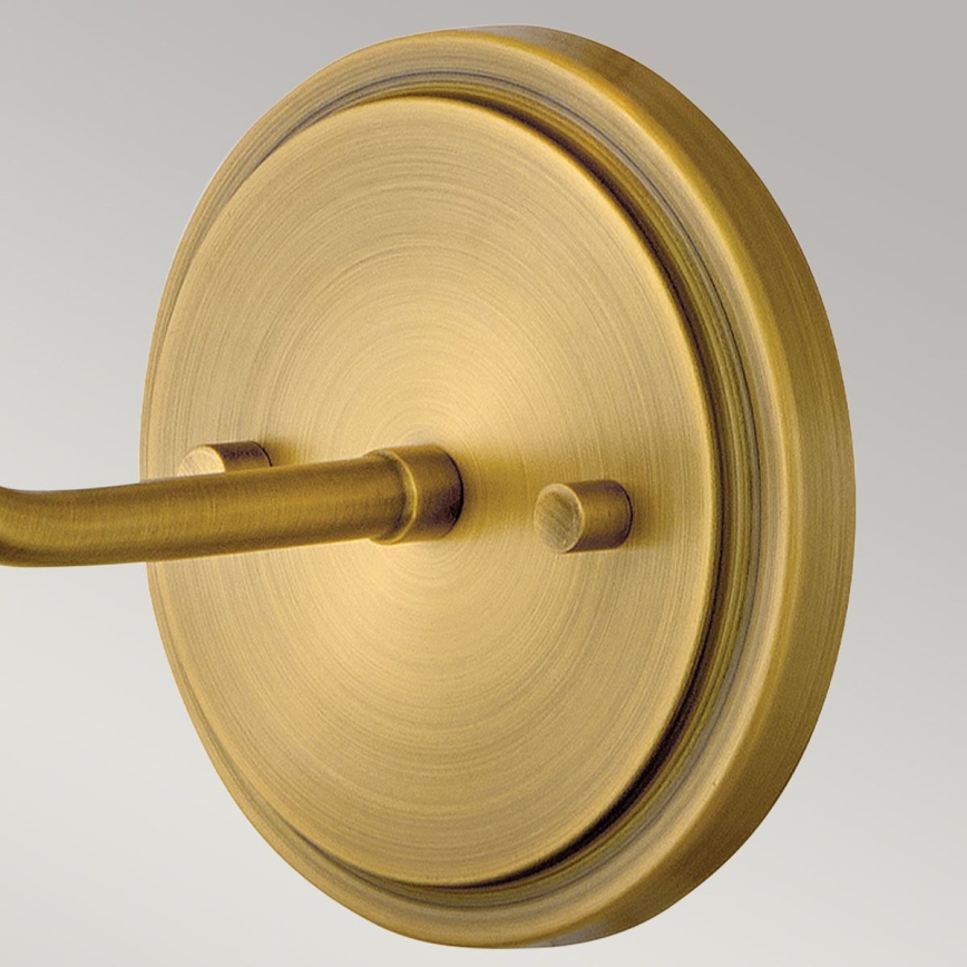 Hinkley - Vägglampa CLARKE 1xE27/40W/230V mässing/vit