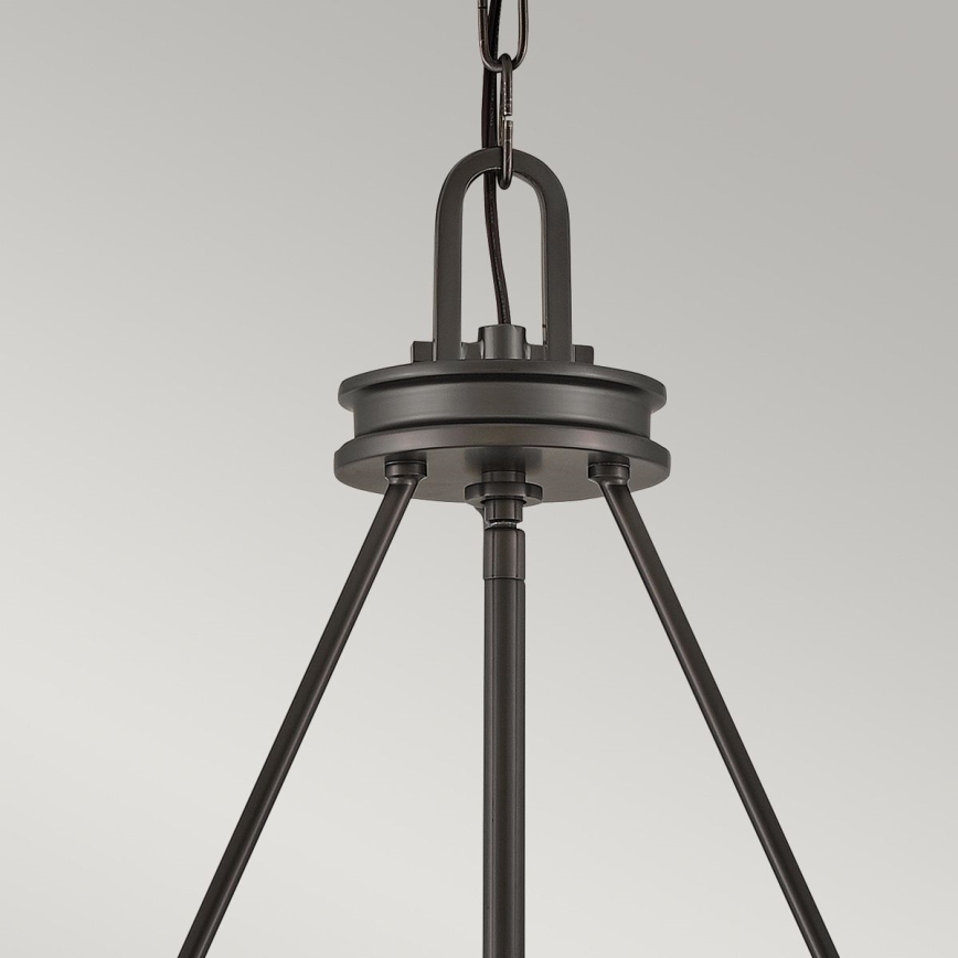 Hinkley - Ljuskrona med kedja COLLIER 5xE27/40W/230V Ø 68,5 cm svart