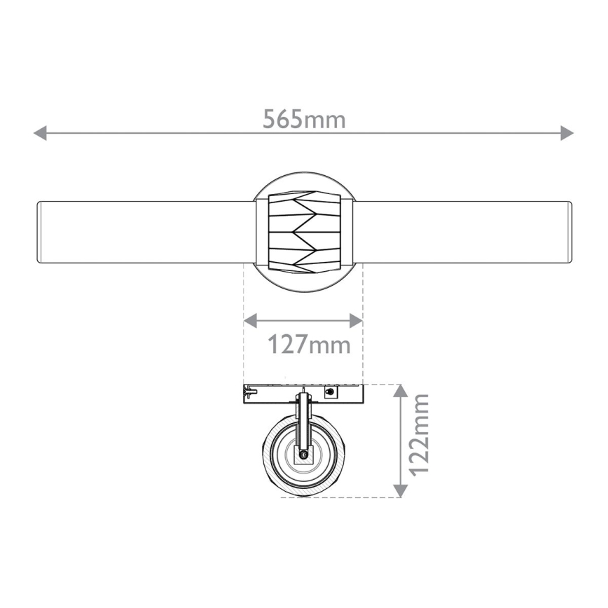 Hinkley - Vägglampa för badrum ELLISON 2xE27/40W/230V IP44 guld
