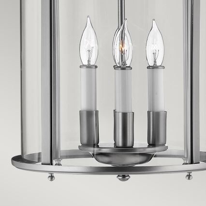Hinkley - Taklampa med kedja GENTRY 4xE14/60W/230V mattkrom
