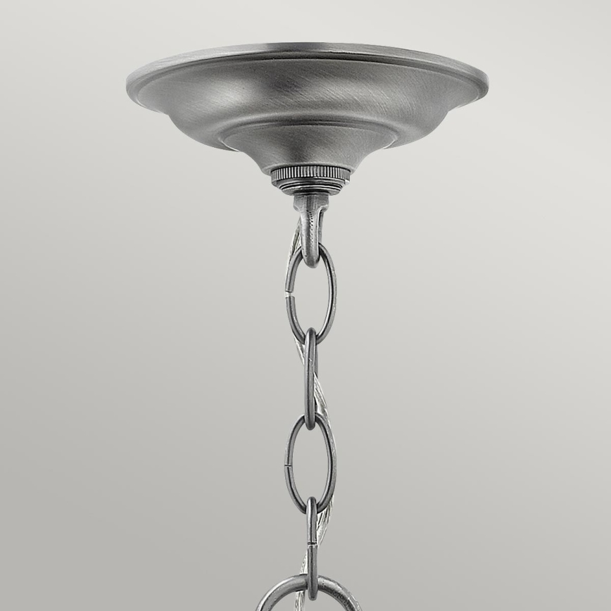 Hinkley - Taklampa med kedja GENTRY 4xE14/60W/230V mattkrom
