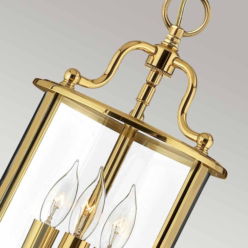 Hinkley - Taklampa med kedja GENTRY 3xE14/60W/230V, guld