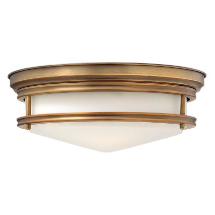 Hinkley - Badrumstaklampa HADLEY 3xE27/40W/230V IP44 guldfinish