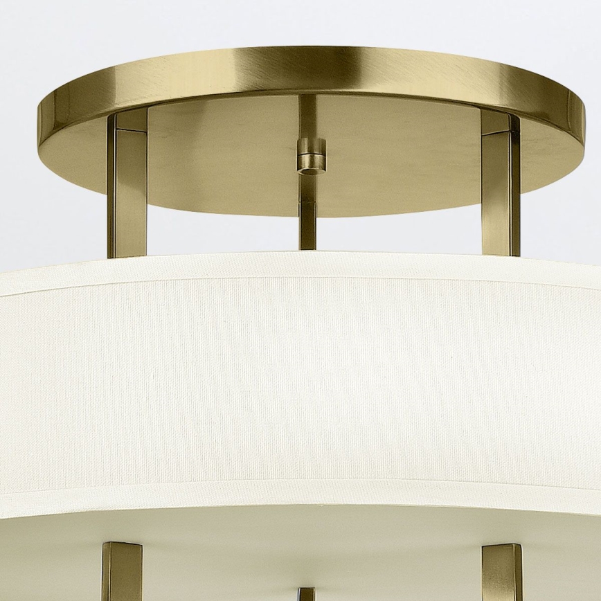 Hinkley - Taklampa HAMPTON 3xE27/60W/230V Ø 50,8 cm guld